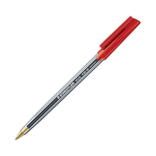 STAEDTLER Ballpoint Pen Plastic Tip - Red