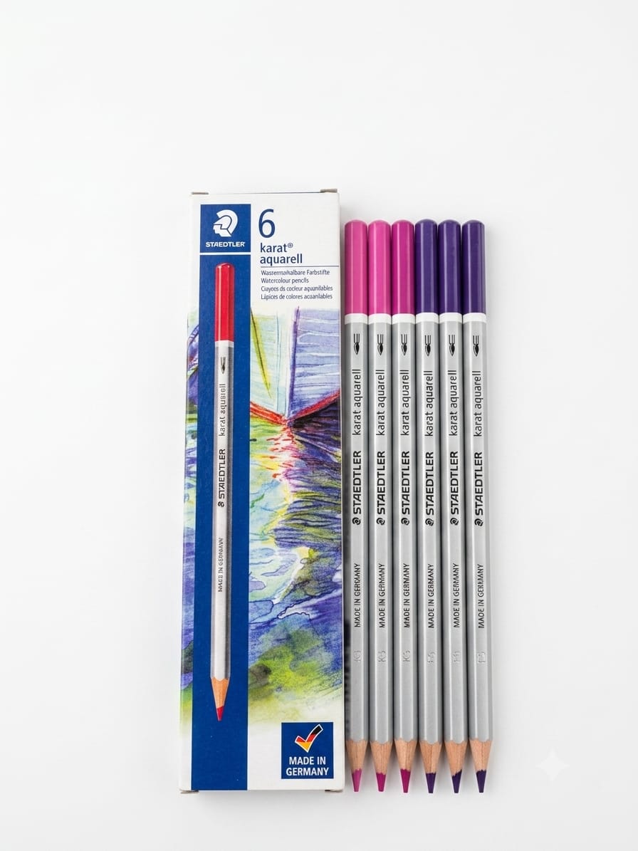 Watercolour pencil karat® aquarell 125 - Medical Pencil Pack of 6