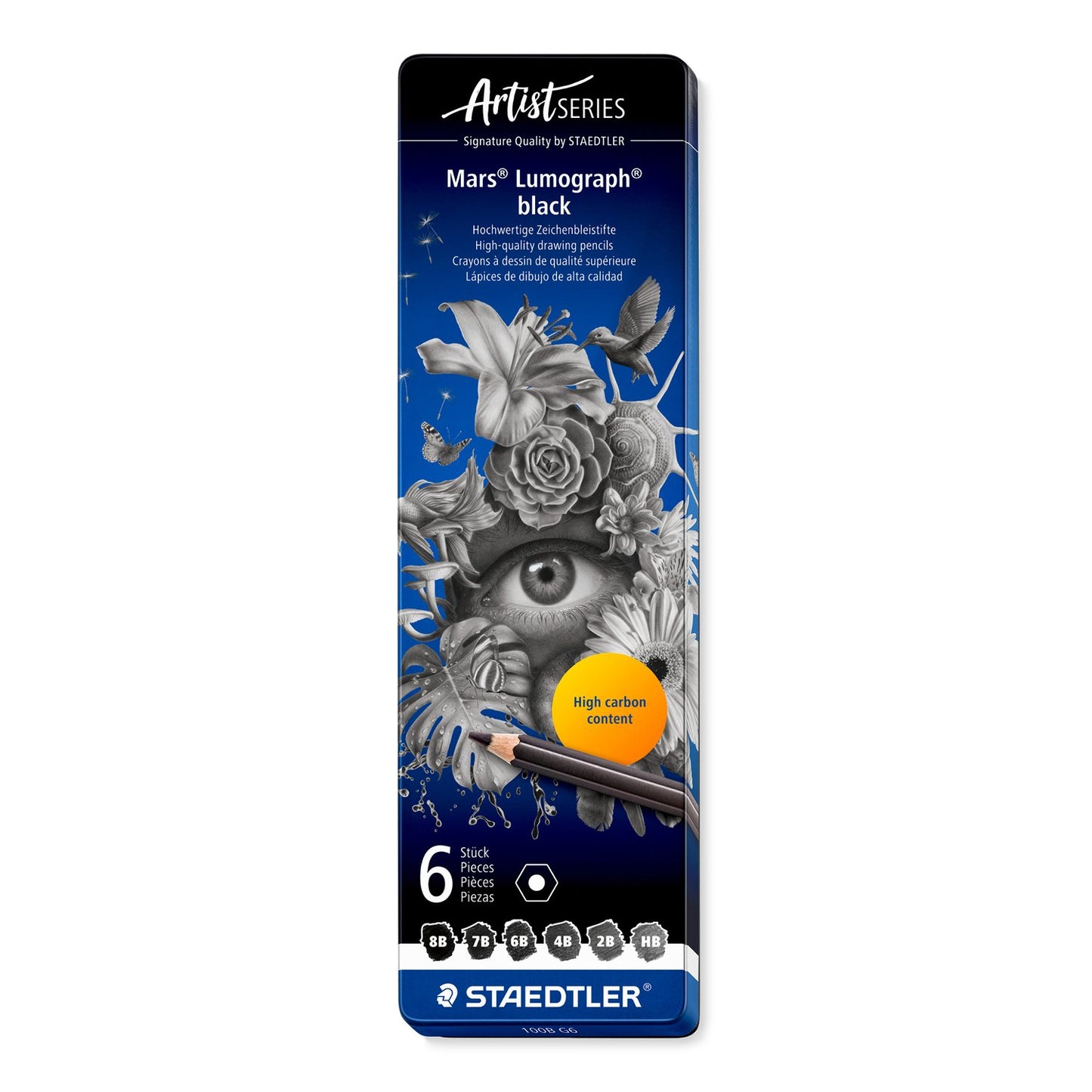 STAEDTLER Lumograph Black Set of 6