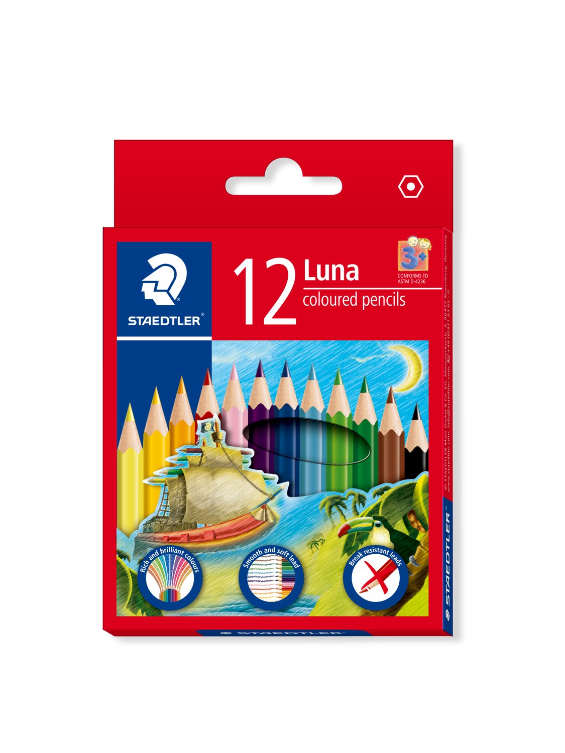 STAEDTLER Luna Colour Pencils 12 Colours Box