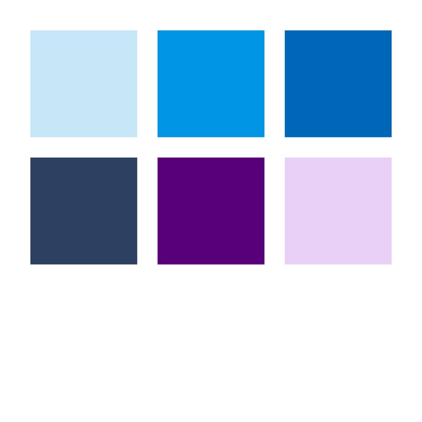STAEDTLER Pigment Brush Pen Set of 6 - Blues & Violets