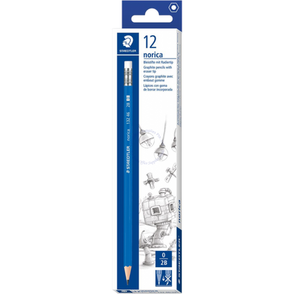 STAEDTLER Norica Pencil with Eraser - 12 Pencils