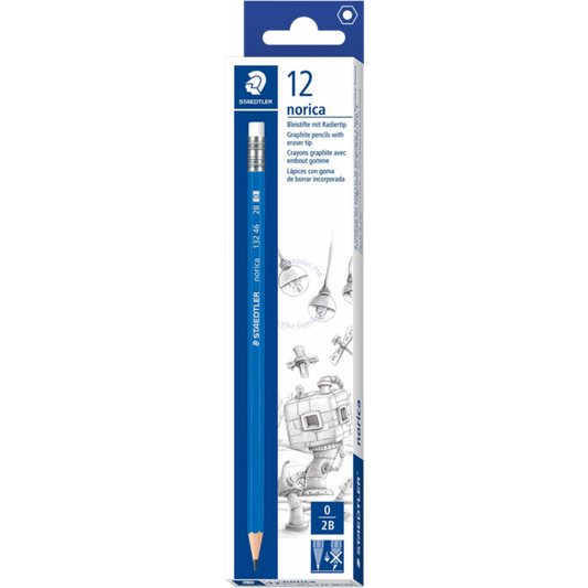 STAEDTLER Norica Pencil with Eraser - 12 Pencils