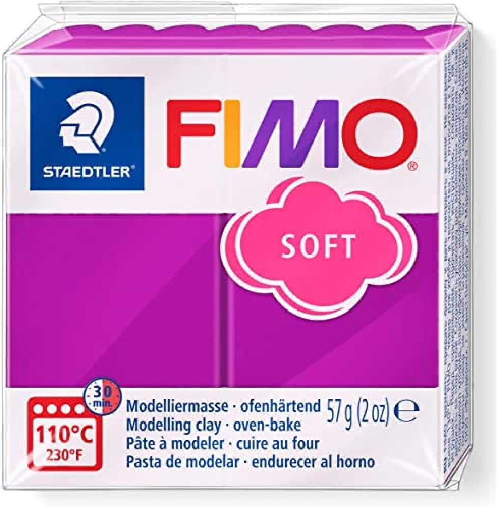 STAEDTLER FIMO Soft Oven-Bake Modelling Clay - Purple 57g