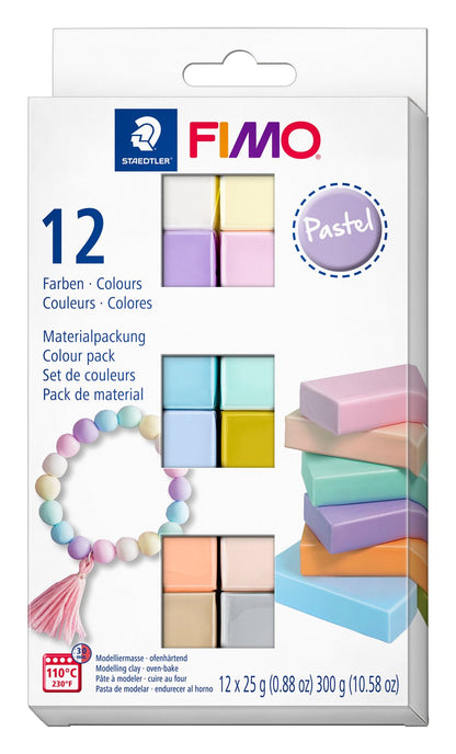 STAEDTLER FIMO Set of 12 - Oven-bake modelling clay