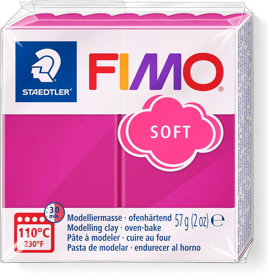 STAEDTLER FIMO Soft Oven-Bake Modelling Clay - Cherry Red 57g