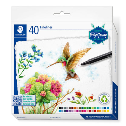 STAEDTLER Triplus Fineliner Pen Set of 40 Colours