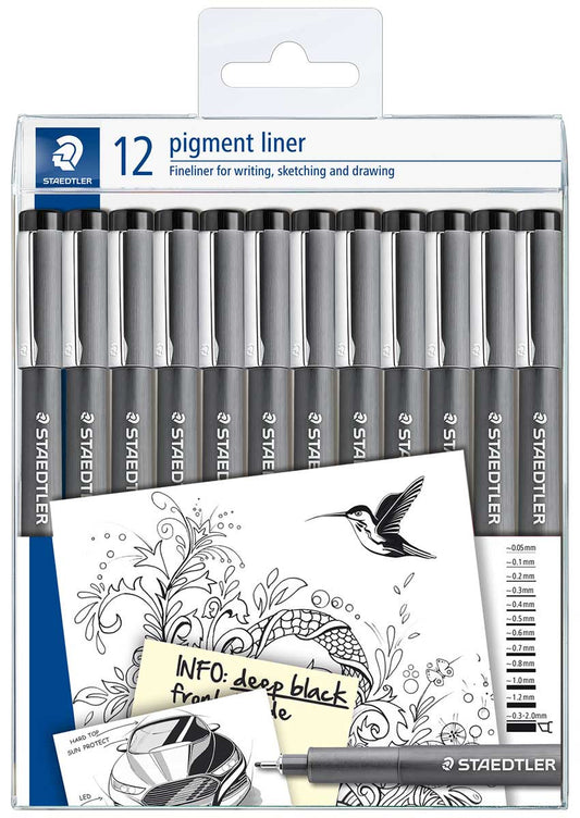 STAEDTLER Pigmentliner Set of 12