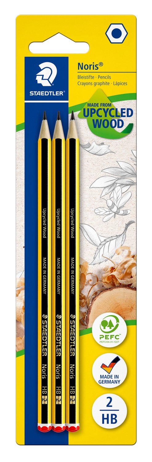 STAEDTLER Noris HB Pencil - 3 Pencils
