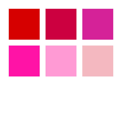 STAEDTLER Pigment Brush Pen Set of 6 - Reds & Pinks