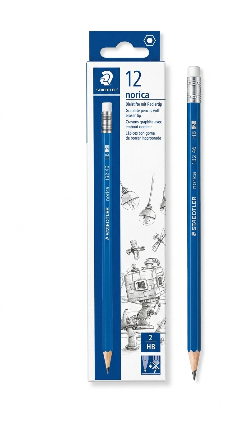 STAEDTLER Norica Pencil with Eraser - 12 Pencils